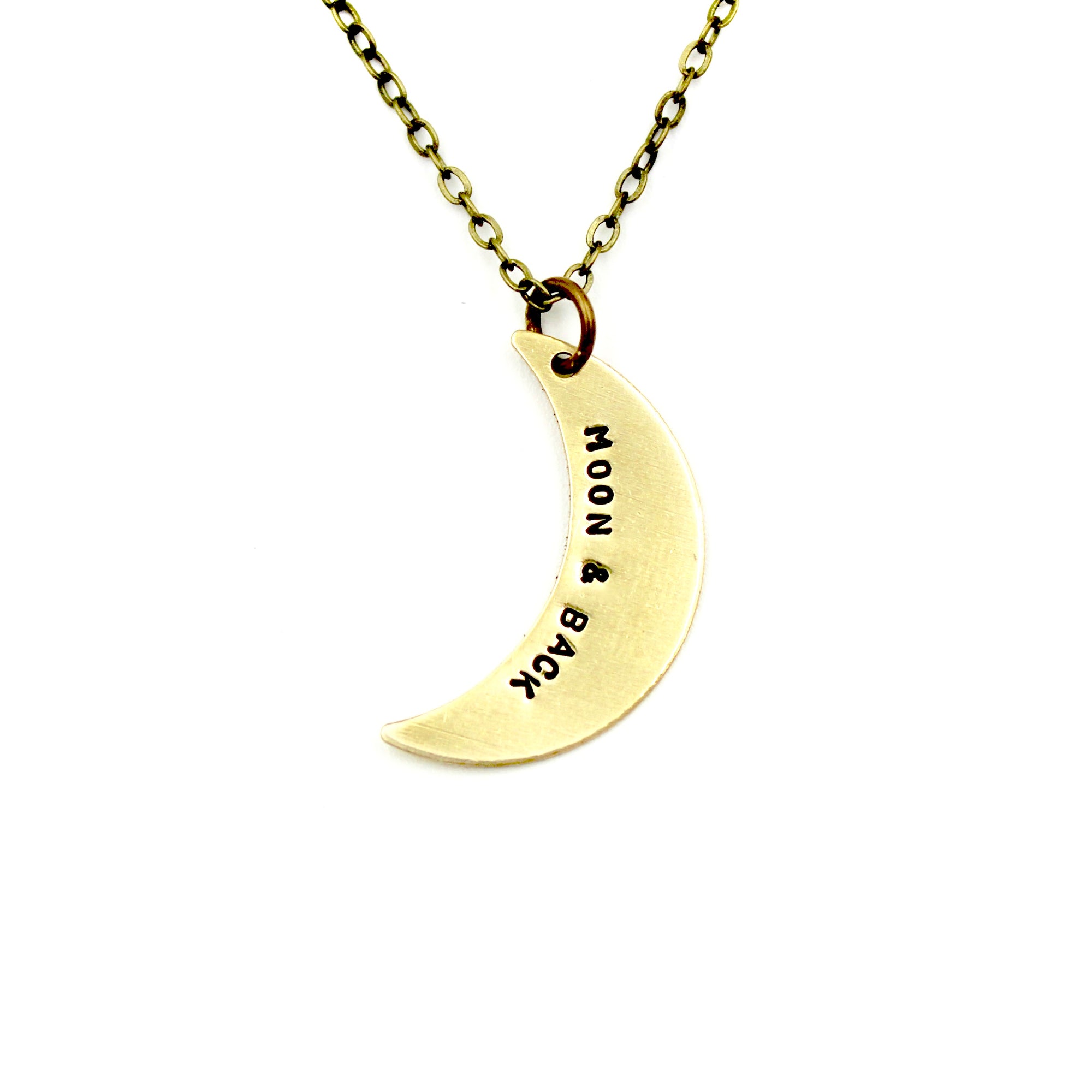 I'll Love You to the Moon & Back Sterling Silver Necklace | BB Becker -  Clothed with Truth